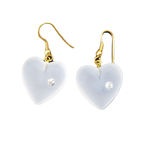 Heart Lucite Earrings