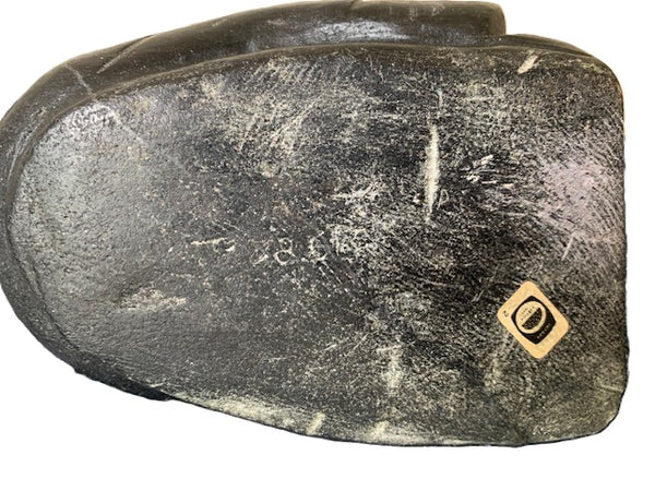 Femme en traineau avec son enfant