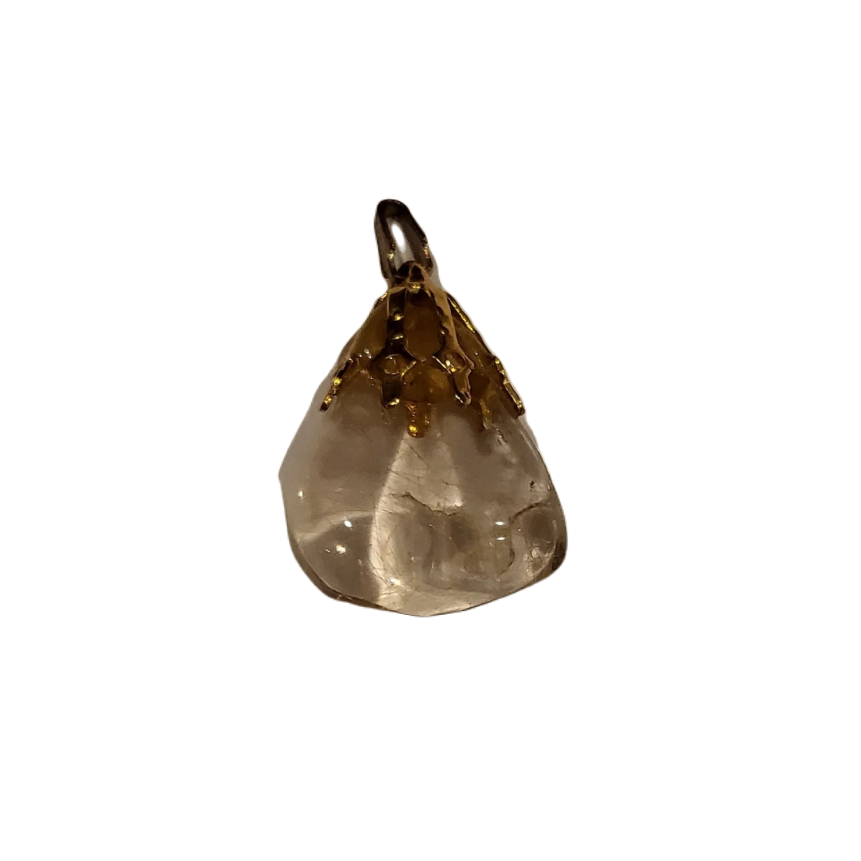 pendentif en quartz rutile | semi precious stone