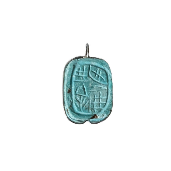 Turquoise Scarab