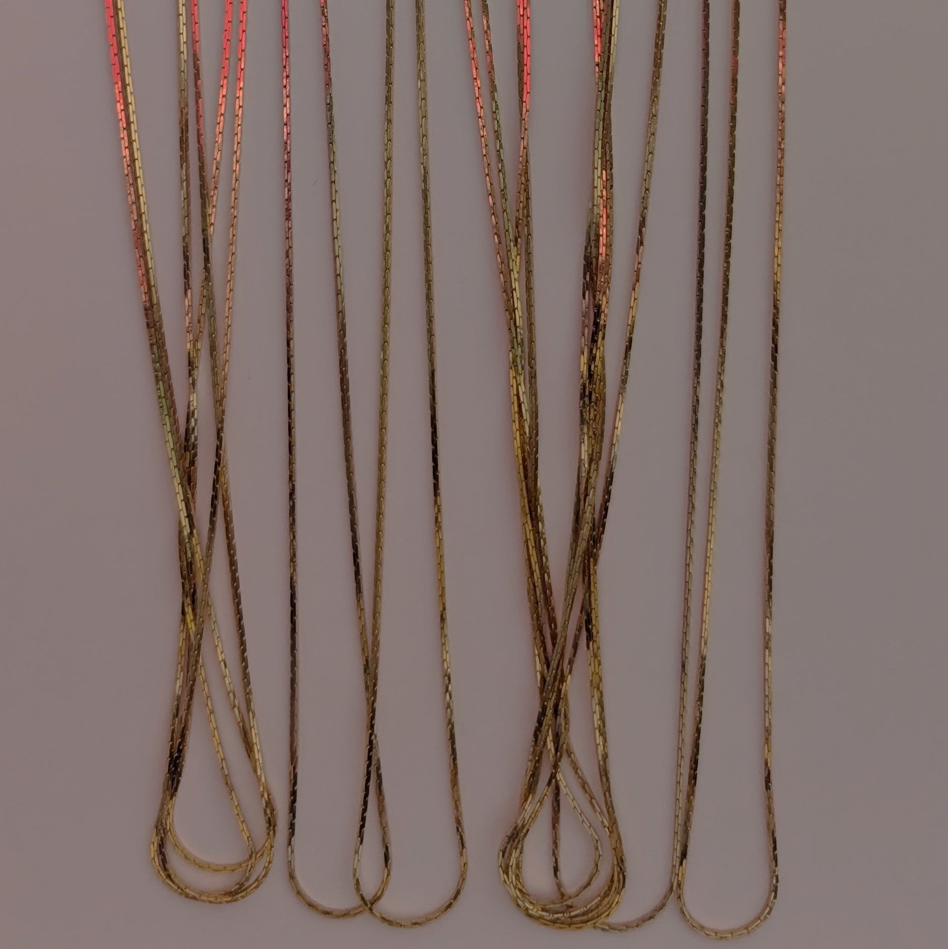 gold-plated chains