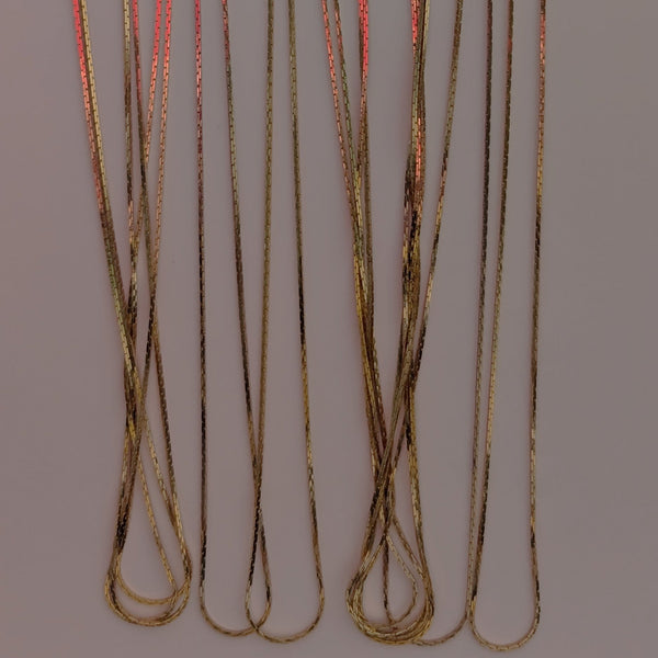 gold-plated chains