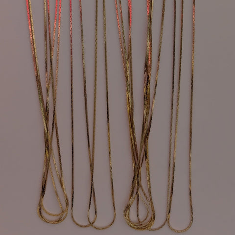 gold-plated chains